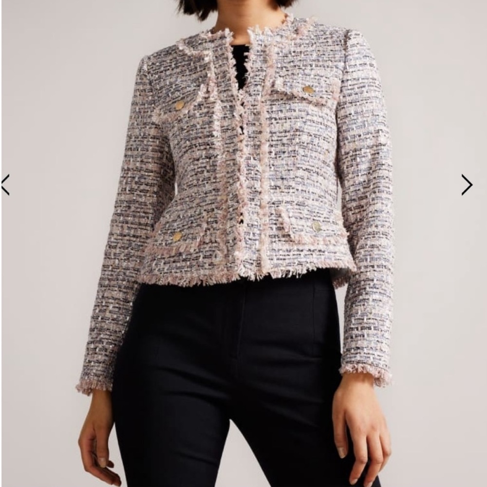 NEW - Ted Baker Renata tweed jacket